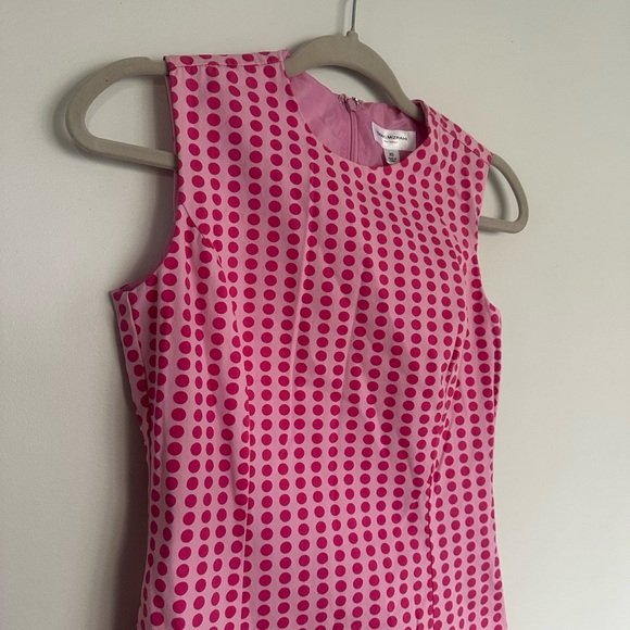Isaac Mizrahi for Target Pink Polka Dot Sleeveless Sheath Dress – Size XS - Picture 3 of 6